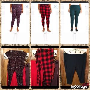 Plus 4x leggings bundle 28 30 terra & sky